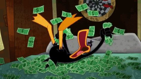 Money Animiertes Gif, Looney Tunes Show, Looney Tunes Cartoons, Daffy Duck, Anime Wolf, Cartoon Gifs, Cartoon Memes, Old Cartoons, Classic Cartoons