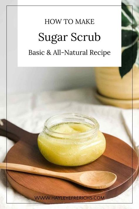 Olive Oil Scrub Diy, Homemade Body Scrub Without Coconut Oil, Diy Body Scrub No Coconut Oil, All Natural Face Scrub, Easy Sugar Scrub Recipe, Olive Oil Scrub, Sugar Scrub Recipe With Coconut Oil, Exfoliating Scrub Diy, Everyuth Naturals Scrub