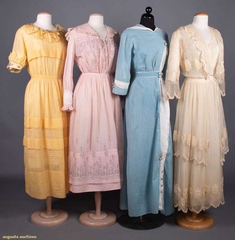 1910s Accessories, Edwardian Wardrobe, Edwardian Beauty, 1915 Fashion, Titanic Fashion, Edwardian Gowns, Augusta Auctions, 1900 Fashion, Historical Clothes