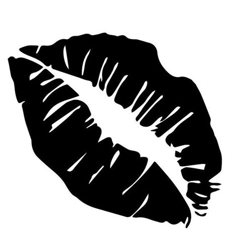 Lips Stencil   Kiss Stencil  Reusable Stencils  Ready to image 2 Lip Outline Drawing, Kiss Stencil, Lips Stencil, Outline Drawing Tattoo, Lip Stencil, Lip Outline, Reusable Stencils, Omerta Tattoo, Tattoo Stencil Outline