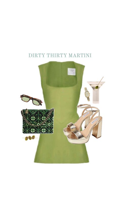 30th birthday party outfit theme Dirty Martini Party, Autumn Color Palette Fashion, Martini Party, 30th Birthday Themes, Birthday Party Outfit, 32 Birthday, 30th Birthday Party, Dirty Thirty, 29th Birthday