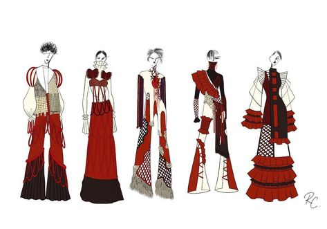 Avant Garde Fashion Couture, Art Of Beat, Fashion Portfolio Layout, Fashion Design Books, Fashion Drawing Sketches, 70s Inspired Fashion, Fashion Design Patterns, Fashion Design Portfolio, Fashion Illustration Dresses