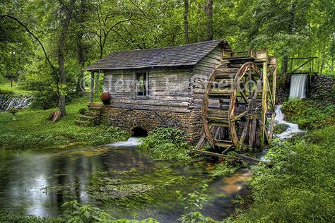 Summer Puzzle, Old Grist Mill, Wall Wallpapers, Cottage Lake, Grist Mill, Water Pictures, Water Mill, Awesome Places, House On The Rock