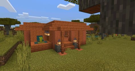 Starter Home Minecraft, House Exterior And Interior, Minecraft Biome, Home Minecraft, Minecraft Starter House, Starter House, Cute Minecraft Houses, Storage House, Minecraft Builds