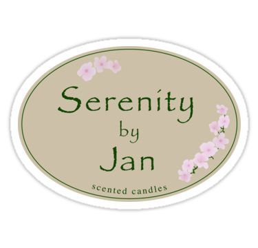 Serenity by Jan Scented Candles The Office TV Show  Sticker The Office Themed Gifts, Serenity By Jan, The Office Show Gifts, The Office Shirt Ideas, The Office Tumbler, The Office Disney Shirts, Office Themed Party, The Office Tv Show, Office Tv Show