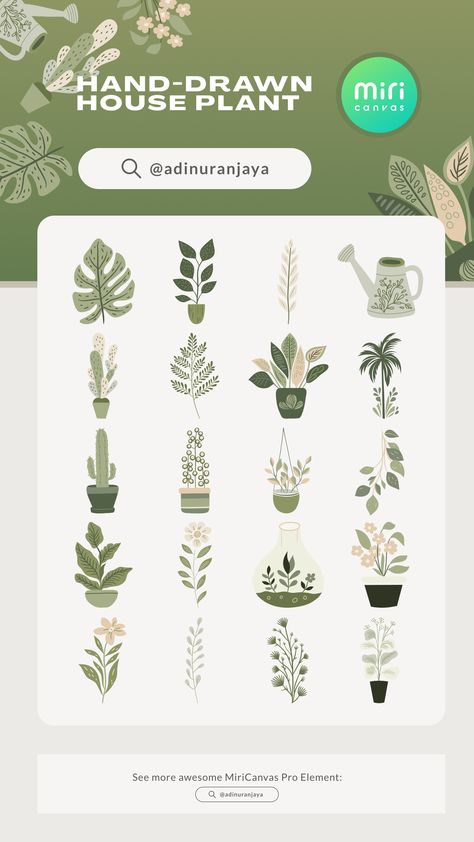 Plant Office Design, Canva Learning, Cottage Nature, Canva Keywords, Elements Canva, Scrapbook Images, Keyword Elements Canva, Canvas Learning, Canva Elements