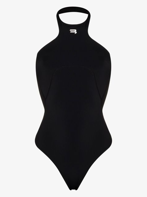 Balenciaga Black Balenciaga, Halter Neck Swimsuit, Balenciaga Black, Balenciaga, Women's Top, Black