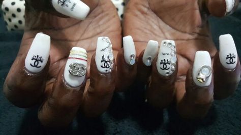 White chanel nails Chanel Nails, Nails Nails, Chanel, Nails, White, Beauty