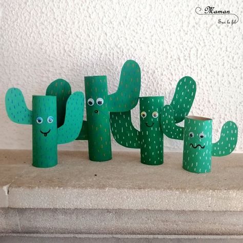 Preschool Travel, Wild West Crafts, Mexico Crafts, September Crafts, May Crafts, Cactus Craft, Baby Art Projects, Fleurs Diy, Cactus Diy