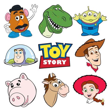 Toy Story Doodles, Toy Story Characters Drawings, Toy Story Cookies, Toy Story Crafts, Toy Story Party Decorations, Dibujos Toy Story, Toy Story Theme, Story Drawing, Toy Story Characters