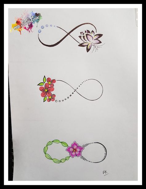 Infinity tattoo sketch, Customise tattoo designs, Infinity sign, Lotus tattoo, Divine tattoo, Colourful tattoo sketch, Customise tattoo sketch, Tattoo sketch, Sketch ideas, Tattoo designs, Tattoo style, Flower tattoo, Holy tattoo, Beautiful concept, Draw, Drawing, Artist  INSTAGRAM:- www.instagram.com/mb.divineink Orchid Infinity Tattoo, Infinity Lotus Tattoo, Infinity Flower Tattoo Ideas, Lotus Infinity Tattoo, Infinity Tattoo With Flowers, Sketch Ideas Tattoo, Flower Infinity Tattoo, Tattoo Designs Infinity, Tattoo Colourful