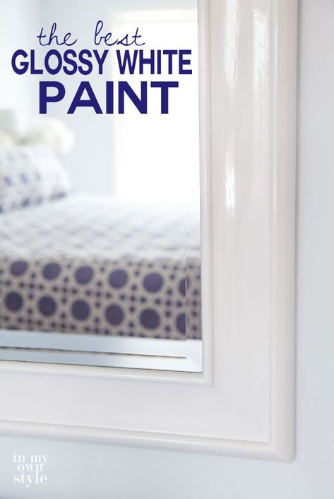 I have used a lot of glossy white paint in my career and have found these two paint brands the best. One is latex, the other oil-based. Each has their merits. Learn which one is best for your painting project. #white #whitepaint #glossypaint #DIYpainting #furnituremakeovers #housepaint #interiorpaint Painting Upholstered Furniture, Best Interior Paint, Glossy Paint, Diy Chalk Paint, Home Mortgage, Paint Brands, Retro Interior, Furniture Repair, Furniture Makeovers