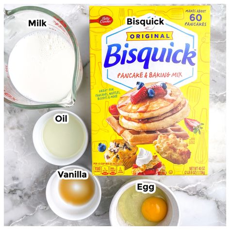 Bisquick Heart Healthy Recipes, Single Waffle Recipe, Pizza Dough With No Yeast, Bisquick Pizza Dough Recipe, Bisquick Pizza Dough, Bisquick Pizza, Bisquick Waffle Recipes, Bisquick Waffles, Bisquick Pancake Recipe