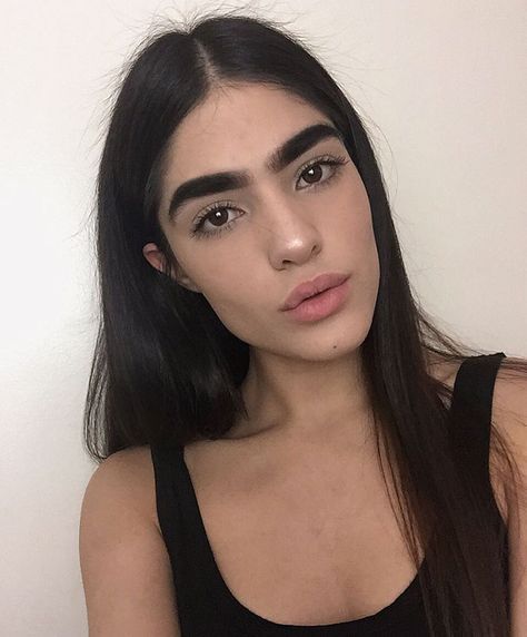 Natalia Castellar, Eyebrows, A Woman, Skin, Hair, Black