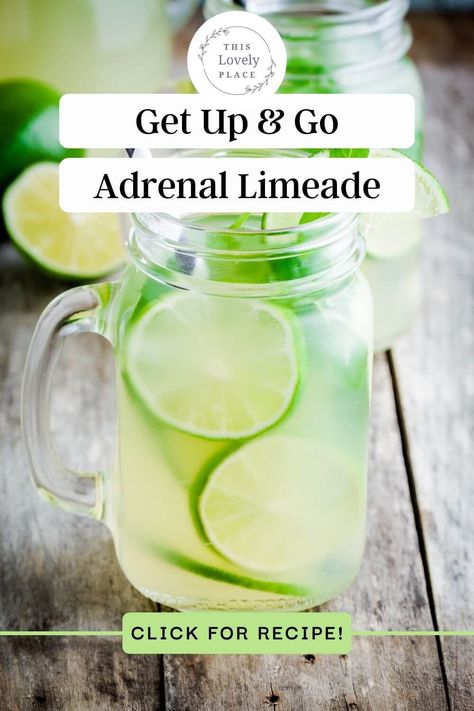 If you're struggling with adrenal fatigue after years of stress, you'll love this easy and delicious drink that helps energize your afternoon. Simple ingredients and no equipment needed. Tired moms don't have time for complicated energy drinks. Try this refreshing drink that helps tired adrenals. Adrenal Fatigue Drink, Healthy Energy Drinks Recipes, Adrenal Sunshine Lemonade, Adrenal Mocktail Recipe, Adrenal Drink, Alcohol Alternatives, Adrenal Cocktail Recipe, Business Drinks, Healing Drinks