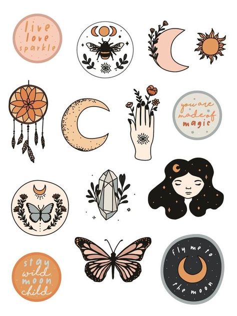 Aesthetic Floral Patterns Printable 👉 Click the link, Then Elevate Your Designs on the Site stickers printable birthday stickers printable cute animals cute animal stickers printable aesthetic stickers printable pink stickers printable vintage aesthetic stickers printable coffee stickers printable butterfly stickers printable anime stickers printable kpop stickers printable blue stickers printable tumblе vintage stickers printable coquette Women Prints, Chiara Bautista, Printable Journal Cards, Moon Butterfly, Laptop Case Stickers, Sticker Design Inspiration, Digital Notes, Homemade Stickers, Creation Art