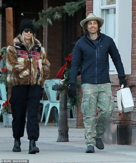 Gwyneth Paltrow strolls the streets of Aspen with new husband Brad Falchuk | Daily Mail Online Brad Falchuk, Colorado Mountain, Mountain Town, Gwyneth Paltrow, Aspen, Daily Mail, The Streets, Canada Goose Jackets, Colorado