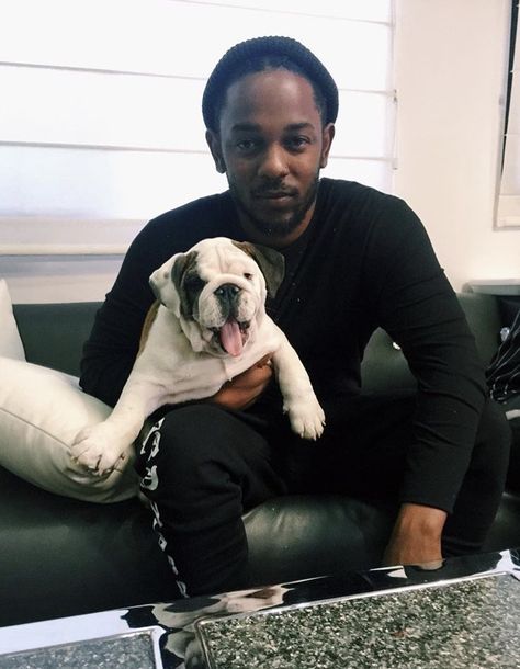 Here's one of our previous puppies "Huey Hefner" and rapper Kendrick Lamar. #GoodKidMAADCity  www.suburbanbullies.com Kendrick Lamar Pfp Icon, Kendrick Funny, Kendrick Lamar Pfp, Rapper Kendrick Lamar, Good Kid Maad City, King Kendrick, K Dot, Kung Fu Kenny, Nikki Sixx