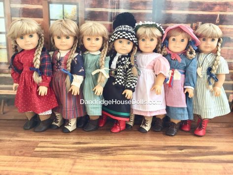 Pioneer Outfits, Kirsten American Girl Doll, Original American Girl Dolls, Pleasant Company Dolls, All American Girl Dolls, Ag Doll Crafts, America Girl, American Girl Doll Crafts, Our Generation Dolls