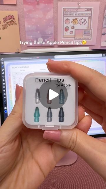 digital planner | goodnotes on Instagram: "my new Apple Pencil tips 💖 trying them out in my digital planner & notes on my iPad ✍️⁣ I don’t have this exact one on my iPad accessories page but I shared a similar clear one. Feel free to dm me if you want the exact place where I bought this from ⁣ ⁣ ✏️ Digital planner & notebook from my shop @happydownloads⁣⁣⁣⁣⁣ ⁣⁣⁣⁣⁣⁣ ✏️ New to digital planning? Try out my free planner & stickers ⁣⁣ ⁣ ⁣ ⁣🏷️ #ipad #ipadplanner #digitalplanner #digitalplanning #ipadnotes #goodnotesplanner #applepencil #ipadnotetaking #applepen⁣ #ipadaccessories #applepencil2 #ipadaesthetic #ipadplanning #ipadtips" Paper Ipad, Ipad Essentials, Planner Notes, Apple Pen, Digital Planner Goodnotes, Free Planner Stickers, Free Ipad, Notes Planner, Ipad Planner