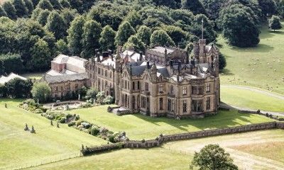 Allerton Castle seen in The Sign of Four Chateau Mansion, French Chateau Mansion, Victorian Gothic Revival, English Estates, Architectural Ideas, English Architecture, English Manor Houses, Medieval Castles, English Castles