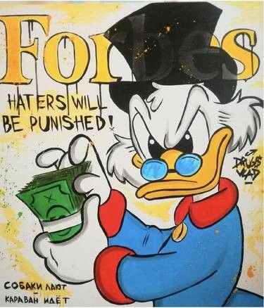 Dagobert Duck, Looney Tunes Cartoons, Scrooge Mcduck, Cartoon Painting, Art Painting Gallery, Dope Art, Art Pop, Vintage Cartoon, Art Acrylic