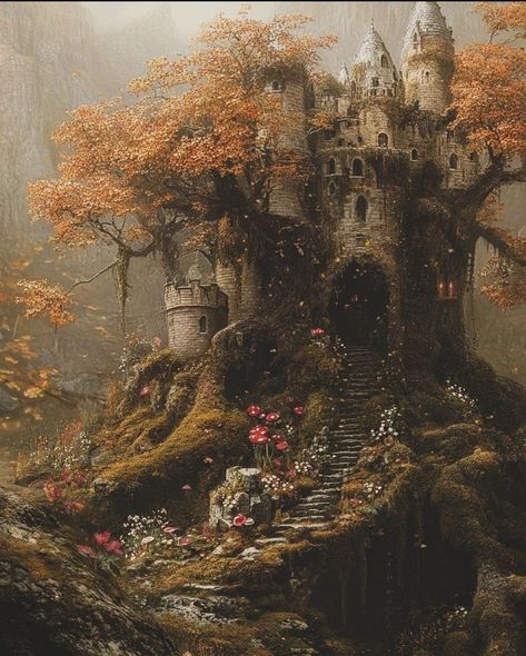 Tree Castle, Once Upon A Time, Fairy Tales, Castle