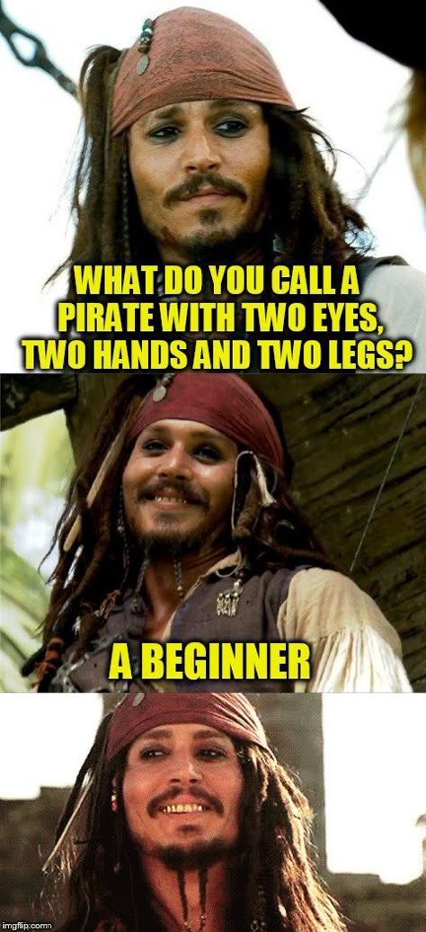 Because hokeewolf said to! :) Pirate Jokes Humor, Funny Jack Sparrow, Jack Sparrow Memes, Johnny Depp Meme, Pirate Humor, Captain Jack Sparrow Quotes, Pirate Jokes, Quotes About Moving On From Friends, Jack Sparrow Quotes