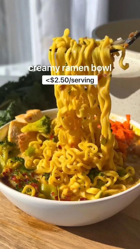 Creamy Ramen, Ramen Soup, Level Up, Budget Friendly, Ramen