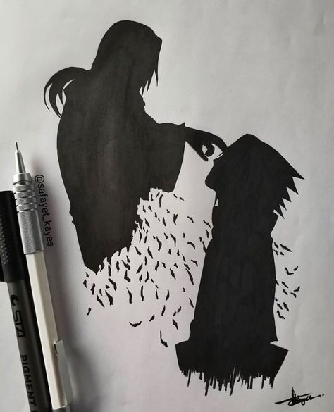 Sketch Of Itachi, Sasuke Uchiha Sketch Easy, Naruto Drawings Sasuke, Naruto Itachi Drawing, Itachi And Sasuke Sketch, Itachi Uchiha Drawing Easy, Itachi Drawing Easy, Sasuke And Itachi Tattoo, Itachi Drawings