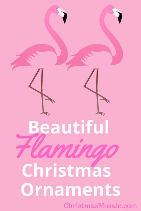 Pink Flamingo Christmas Tree, Diy Flamingo Ornament, Flamingo Christmas Ornaments Diy, Flamingo Ornaments Diy, Flamingo Tree, Flamingo Christmas Tree, Pink Flamingo Christmas, Doctor Who Christmas, Christmas Mosaics