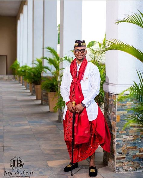 We have time for grooms today🤣 Cornelius was born ready👏 @cornelb2k @glory.mark Photo @diamondshotsweddings #ibomweddings #ibomgroom… Nigerian Traditional Wedding Attire, Nigerian Wedding Dress, Nigerian Traditional Wedding, Mens Wedding Attire, Traditional Attires, Traditional Wedding Attire, African Attire For Men, African Traditional Wedding, Traditional Marriage