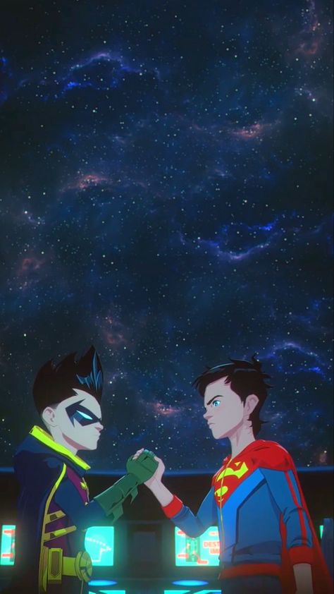 John Kent X Damian Wayne, Dc Supersons, Battle Of The Super Sons, Super Wallpaper, Jonathan Kent, Super Sons, Jon Kent, Robin Dc, Damian Wayne