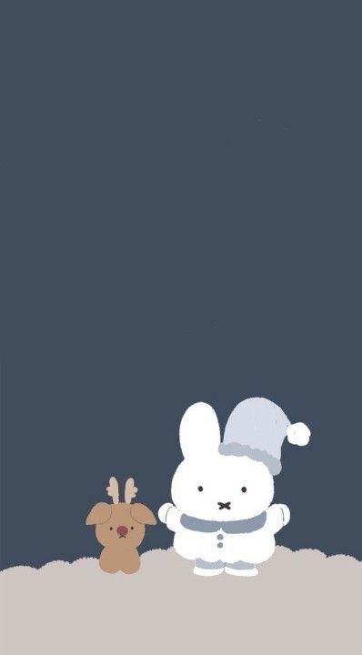 Miffy Christmas Wallpaper, Miffy Png, Miffy Wallpaper, Imac Wallpaper, Minimalist Desktop Wallpaper, Future Iphone, Desktop Wallpaper Macbook, Rabbit Wallpaper, Cute Christmas Wallpaper