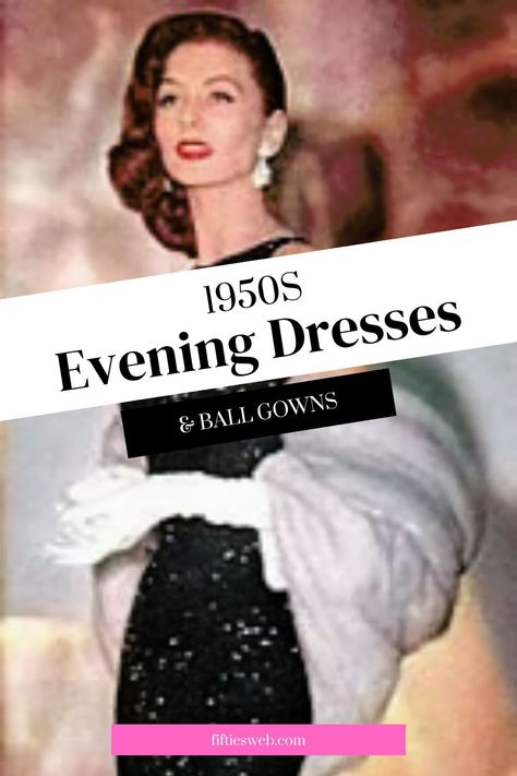 Women’s fashion has undergone a lot of changes throughout history especially when it comes to evening gowns, with each era featuring its own unique styles and trends. One of the most iconic eras in fashion history is the 1950s, which was marked by an explosion of feminine refinement. The 1950s was a time of post-war optimism and prosperity in the United States. Fashion during this era was characterized by a desire for glamour, femininity, and elegance. 1950 Glamour Dresses, 1950s Fashion Glamour, 1950s Elegant Dress, 1950 Evening Dress, Old Hollywood Glamour Dresses Classy, Vintage 1950s Dresses Parties Formal, 1950s Glamour Dress, 1950s Fashion Hollywood, 50s Glamour Dress