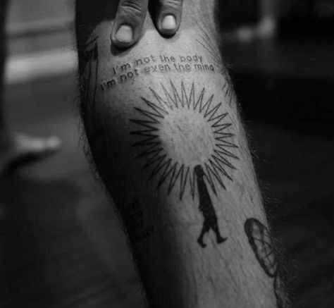 Beautiful Spine Tattoos, Jay Alvarrez, Modern Art Tattoos, Simple Tattoos For Guys, Forearm Band Tattoos, Lettering Tattoo, Chest Piece Tattoos, Leg Tattoo Men, Cool Small Tattoos