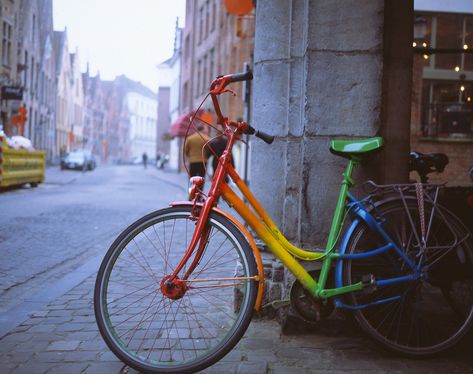 Rainbow Bike, Rainbow Kingdom, Rainbow Explosion, Paint Bike, See World, Rainbow Paint, Rainbow Connection, Bike Basket, I Want To Ride My Bicycle