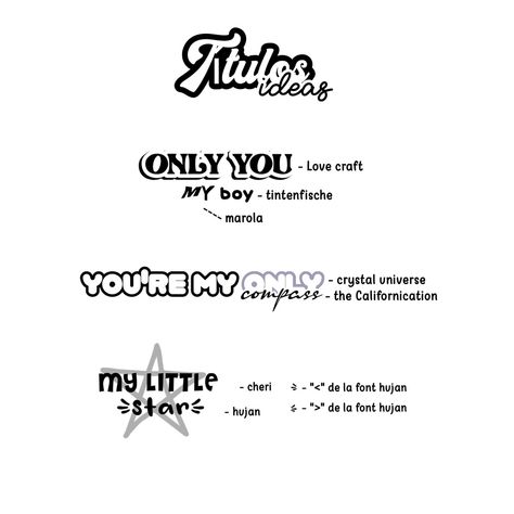 Fonts Ideas Dafont, Dafont Font Combinations, Font Combos Dafont Aesthetic, Dafont Fonts Best Combinations, Font Combos Dafont, Cute Dafont Fonts, Cute Fonts Dafont, Kpop Fonts, Fonts For Edits