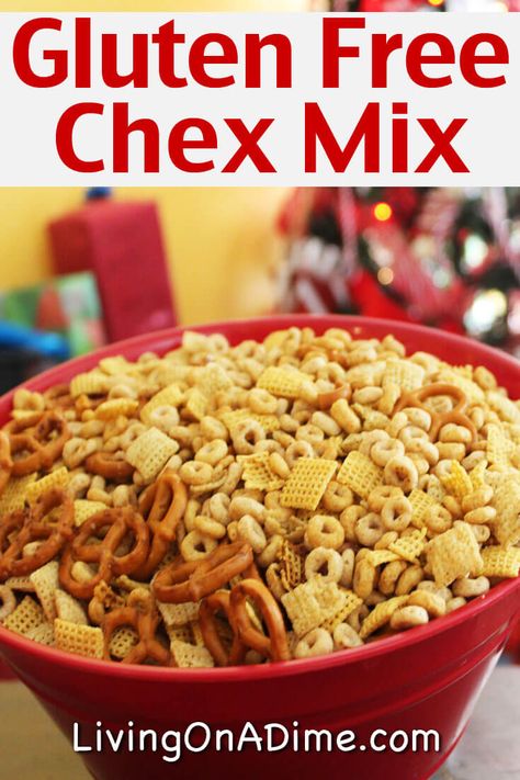 Gluten Free Chex Mix Recipes, Chex Mix Recipes Spicy, Spicy Chex Mix, Homemade Chex Mix Recipe, Gluten Free Chex, Puppy Chow Chex Mix Recipe, Homemade Chex Mix, Chex Mix Recipe, Chex Mix Puppy Chow