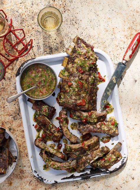 Italian Style Pork Ribs  with Rosemary and Garlic Italian Pork Ribs Recipe, Italian Ribs, Mustard Dressing Recipe, Dish Magazine, Pork Riblets, Ribs Seasoning, Pork Sausage Recipes, Tender Ribs, Country Style Pork Ribs