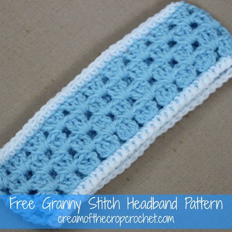 Ear Warmers Crochet, Stitch Headband, Crochet Granny Stitch, Crochet Headband Pattern Free, Granny Stitch, Crochet Phone Cases, Crochet Headbands, Crochet Mobile, Crocheted Hats