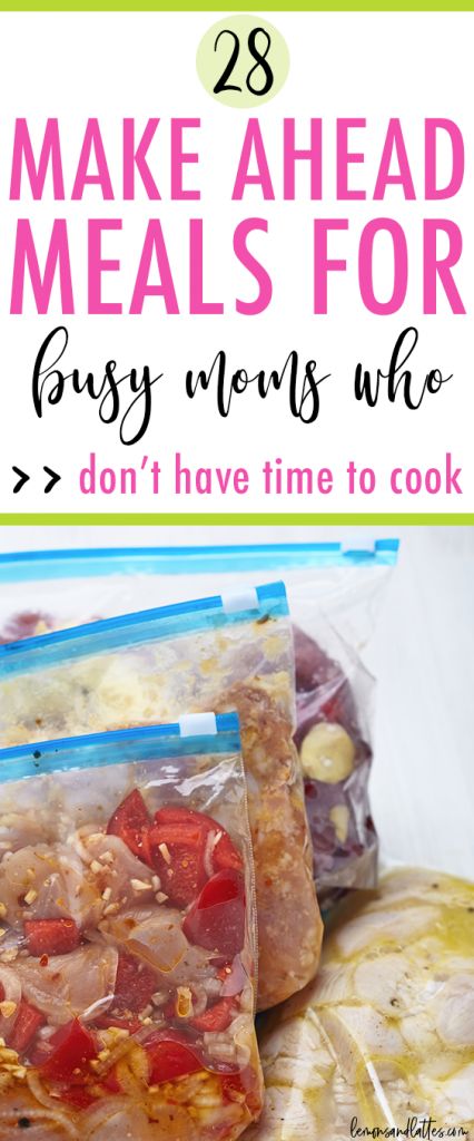 Don't have time to cook? Freezer meals can help you save time and simplify your life. Try these easy make ahead meals for busy moms! #freezercooking #busymom #mealplanning #easymealideas Recipes For Kids To Cook, Easy Make Ahead Meals, Working Mom Meals, Meals For Busy Moms, Busy Mom Recipes, Family Meal Planning, Recipes For Kids, Dinner Recipes Easy Quick, Freezer Cooking