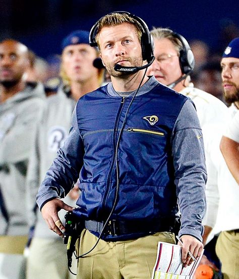 49ers news: Sean McVay hopes copying Kyle Shanahan's running back strategy will benefit Rams Knute Rockne, La Rams Football, Eric Dickerson, Sean Mcvay, Football Coaches, Todd Gurley, Rams Head, Rams Football, Lamar Jackson