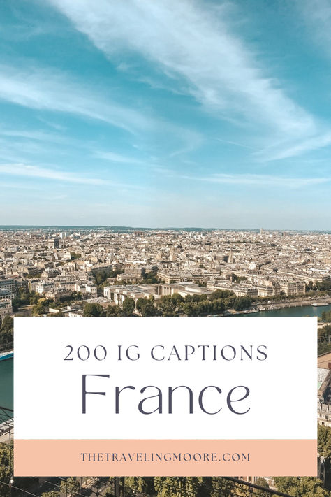 200 Instagram-Worthy Captions for Your France Vacation Paris Selfie, Nice Paris, Photos In Paris, Vacation Captions, France Vacation, Short Instagram Captions, Sunny Vibes, Travel Captions, Caption Ideas