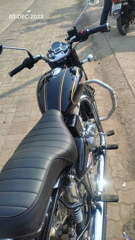 The all new bullet 350 Which i own 🌚 Bullet Standard 350, Bullet 350, Royal Enfield Bullet, Royal Enfield, Bike, Quick Saves