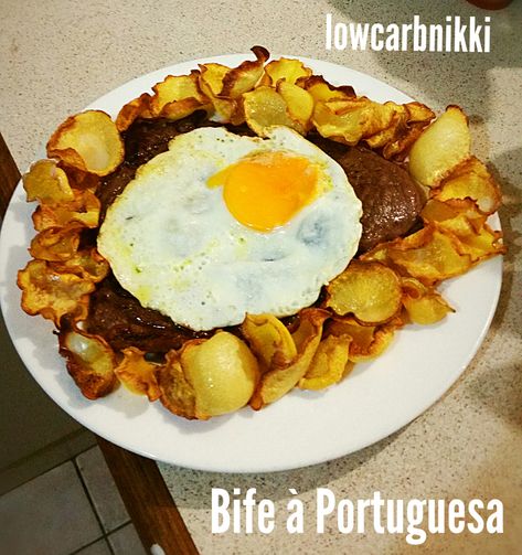 Beef A Casa Portuguese Sauce, Bife A Casa Recipe, Portuguese Steak Recipe, Portuguese Steak And Egg Recipe, Portuguese Fava Bean Recipe, Portuguese Steak, Portuguese Restaurant, Fava Beans Recipes, Caribbean Dishes