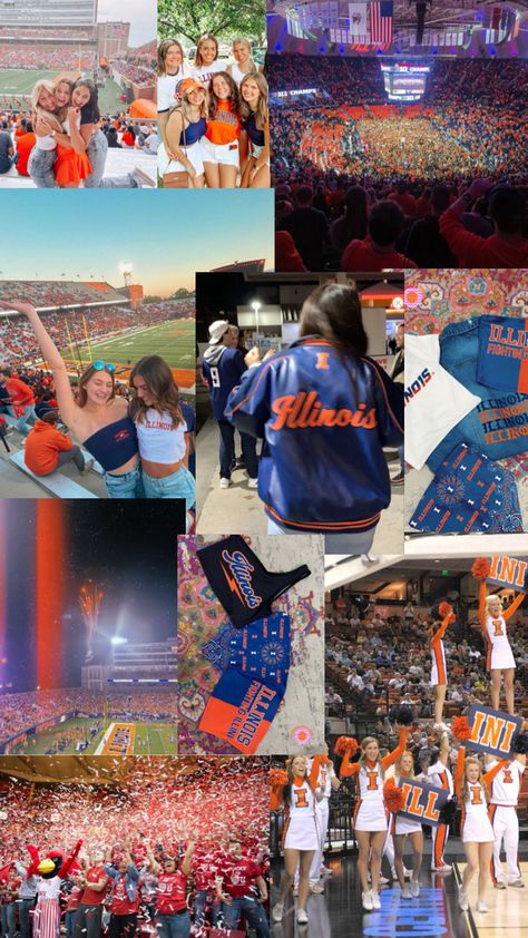 #dream school #fighting Illini #illinois Senior Year Fun, College Aesthetic, Dream School, Freshman Year, City Living, Future Life, College Life, Senior Year, College Dorm