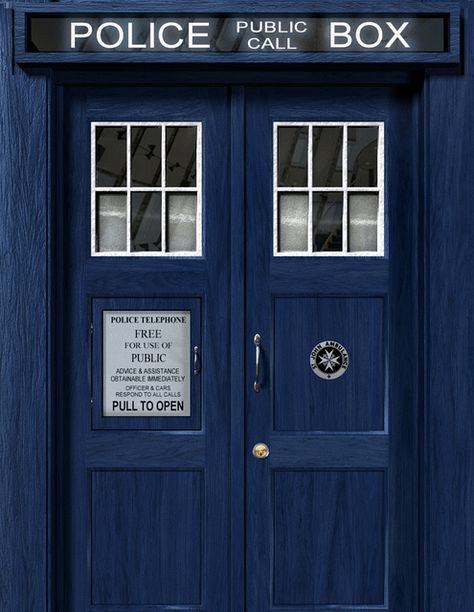 Tardis Front by Zonepix, via Flickr Tardis Door, Front Door Door, Doctor Who Fan Art, Police Call, Second Doctor, Bbc Doctor Who, The Tardis, Doctor Who Tardis, Police Box