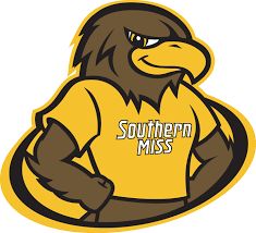 Southern Miss Golden Eagles Mascot Logo - NCAA Division I (s-t) (NCAA s-t) - Chris Creamer's Sports Logos Page - SportsLogos.Net Eagles Basketball, Eagles Mascot, University Of Southern Mississippi, Southern Miss Golden Eagles, Football Usa, Eagles Logo, Southern Mississippi, Golden Eagles, Vintage Logos