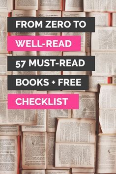 Classic Literature List, Must Read Classics, Books To Read Before You Die, Books Everyone Should Read, 100 Books To Read, Well Read, Free Checklist, 100 Book, Reading Challenge